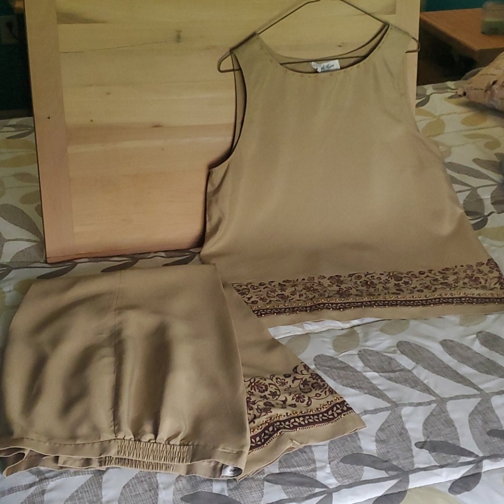 Women's Capri set, silk,